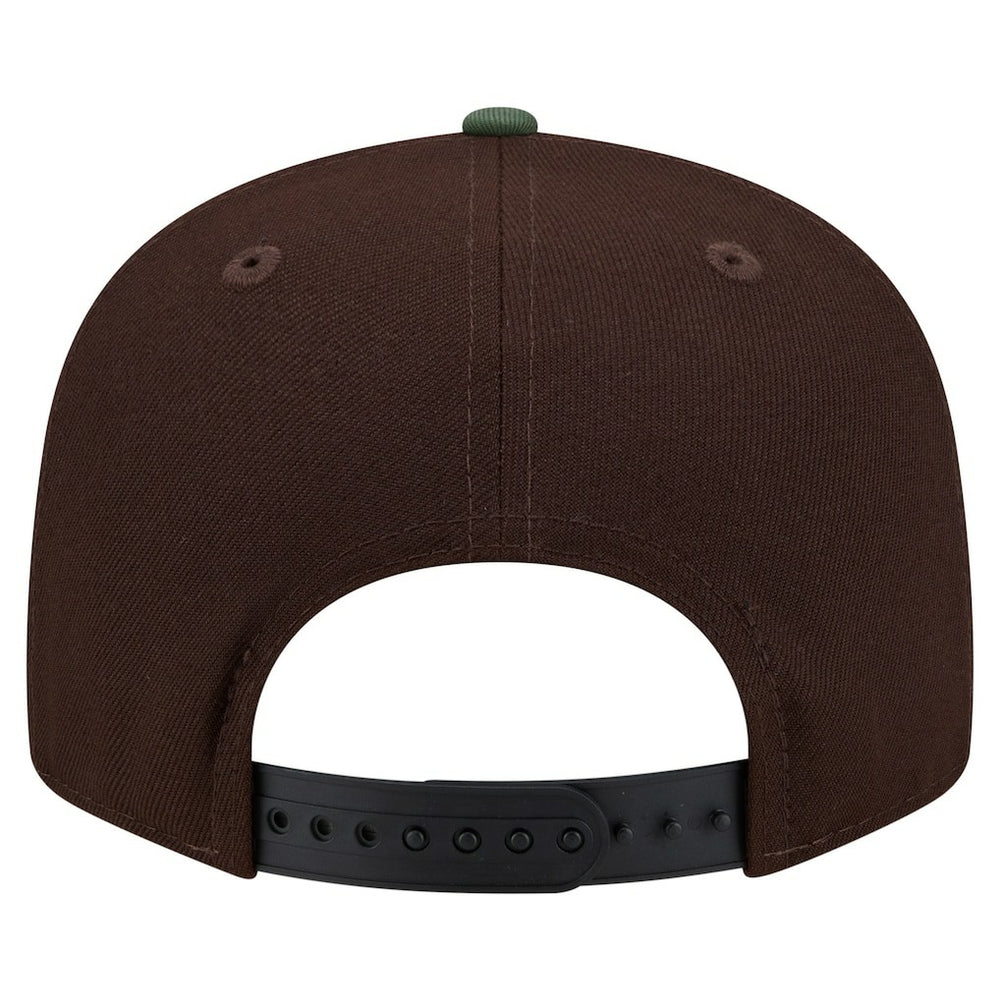 Minnesota Vikings Adult Burnt Wood Camo 9FIFTY Snapback Hat Dark Brown - NFL
