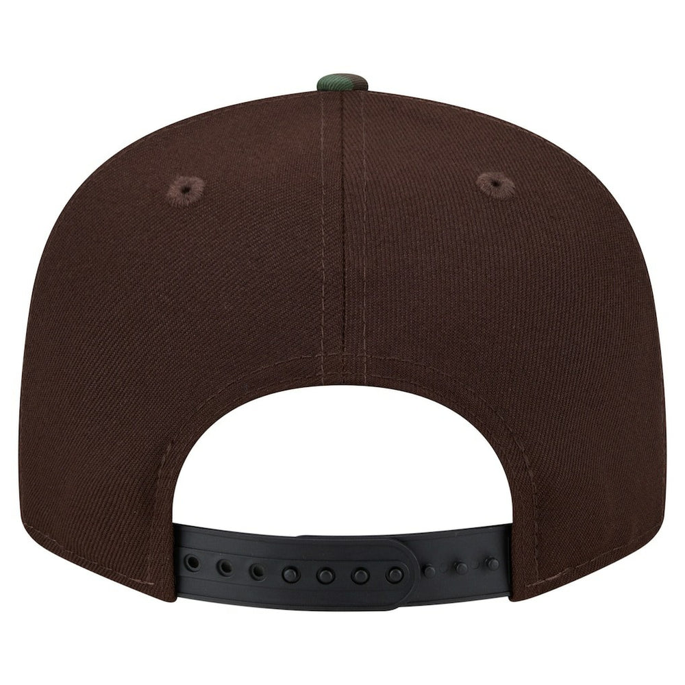 Philadelphia Eagles Adult Burnt Wood Camo 9FIFTY Snapback Hat Dark Brown - NFL