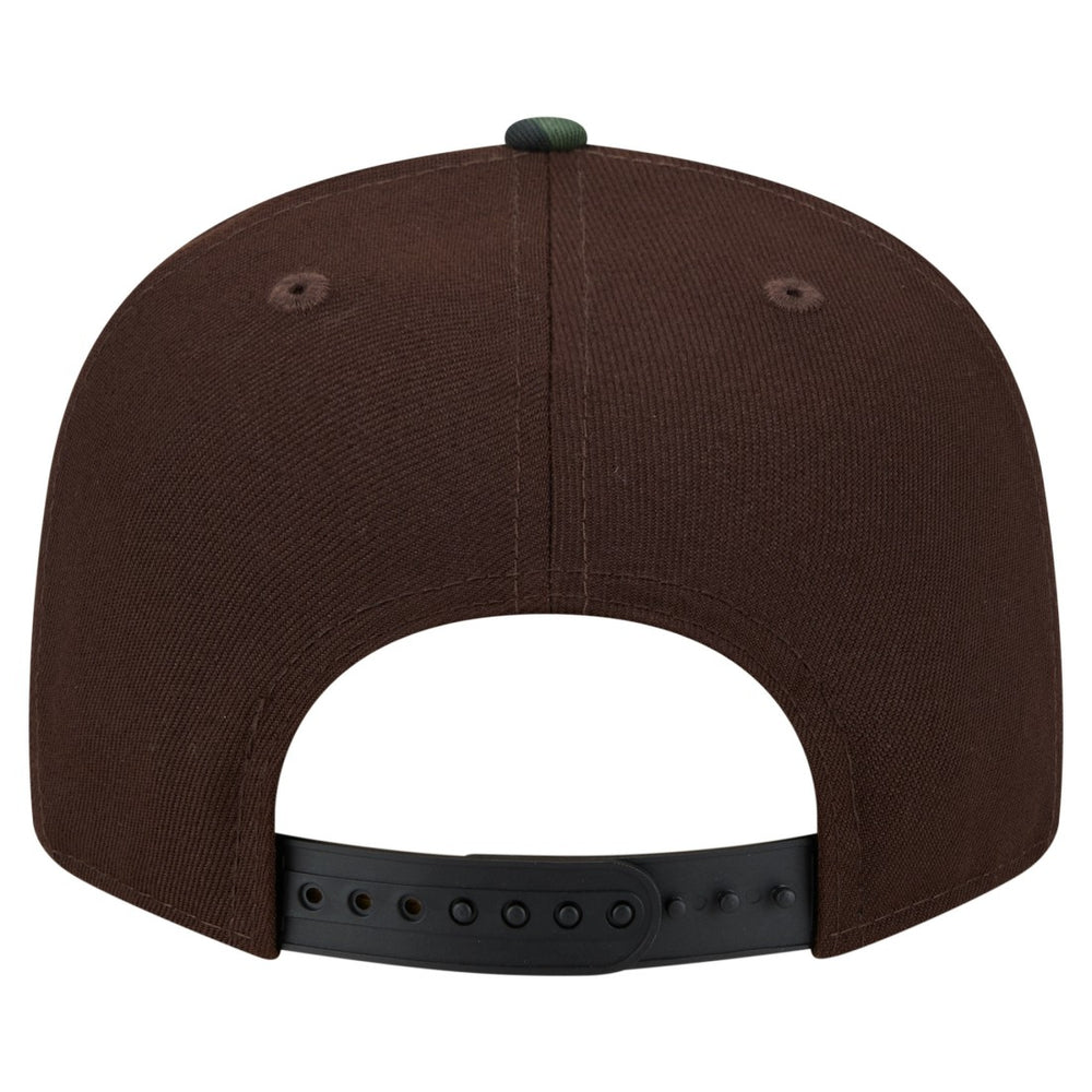 Washington Commanders Adult Burnt Wood Camo 9FIFTY Snapback Hat Dark Brown - NFL