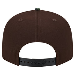 Washington Commanders Adult Burnt Wood Camo 9FIFTY Snapback Hat Dark Brown - NFL