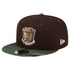 Cleveland Browns Adult Burnt Wood Camo 9FIFTY Snapback Hat Dark Brown - NFL