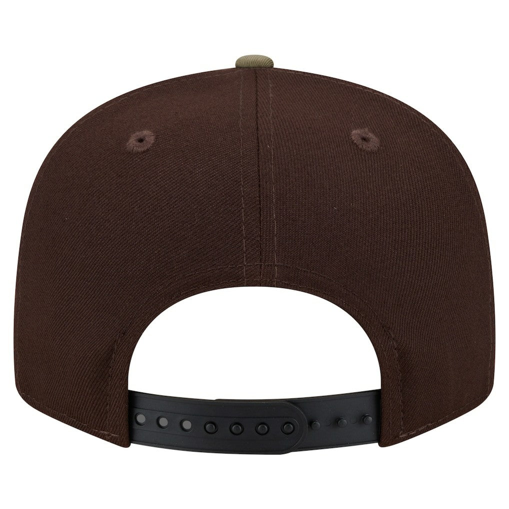 Cleveland Browns Adult Burnt Wood Camo 9FIFTY Snapback Hat Dark Brown - NFL