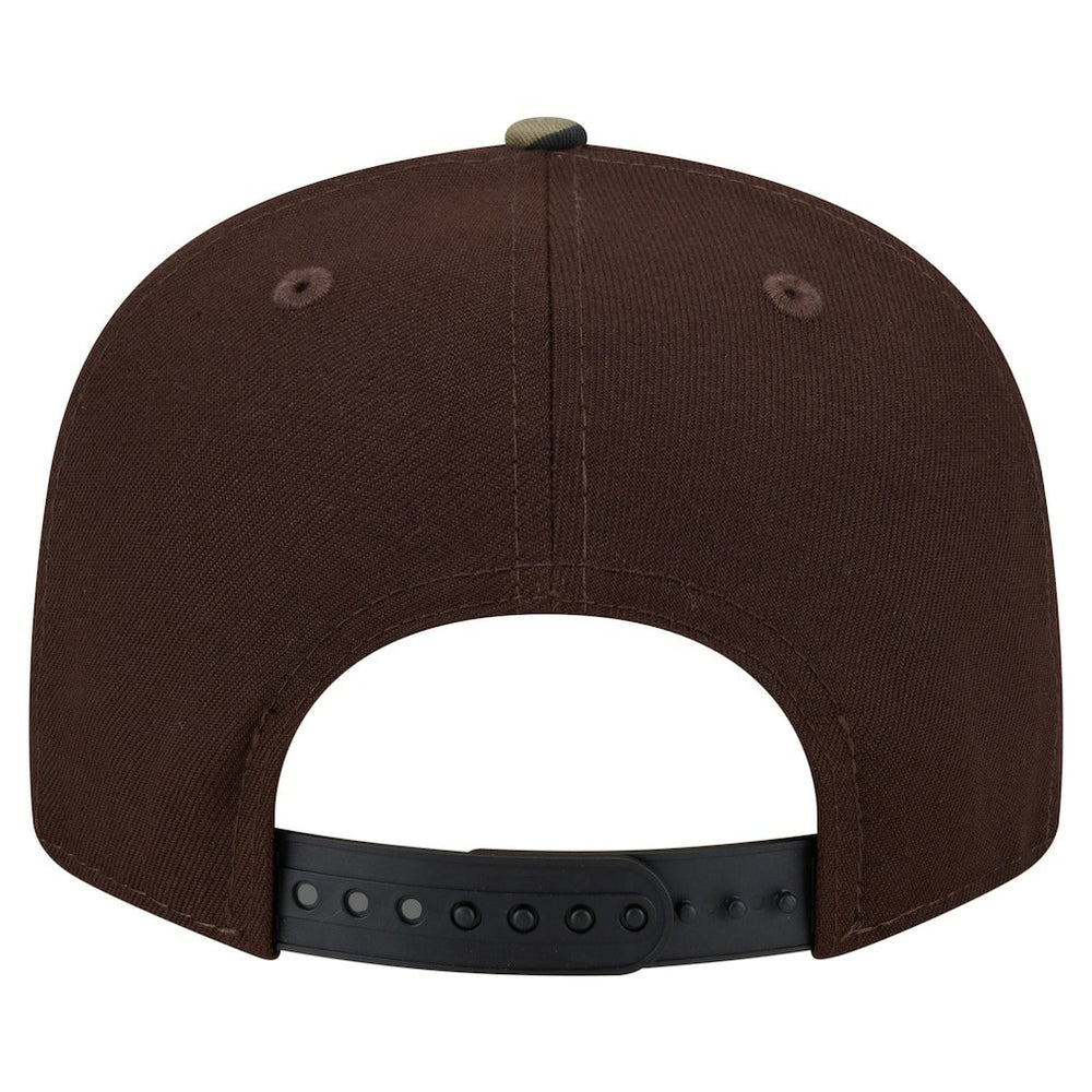Buffalo Bills Adult Burnt Wood Camo 9FIFTY Snapback Hat Dark Brown - NFL