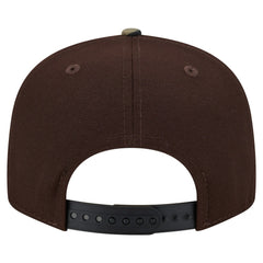 Buffalo Bills Adult Burnt Wood Camo 9FIFTY Snapback Hat Dark Brown - NFL