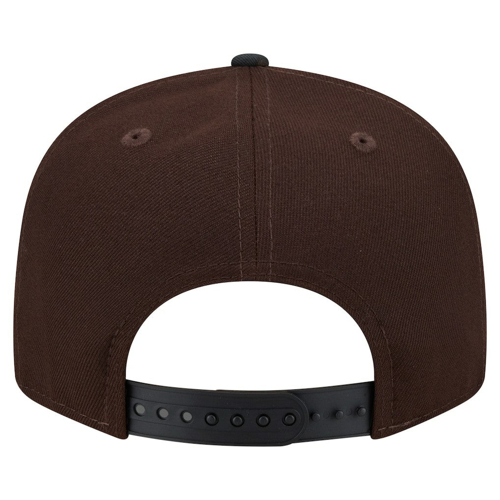 Detroit Lions Adult Burnt Wood Camo 9FIFTY Snapback Hat Dark Brown - NFL