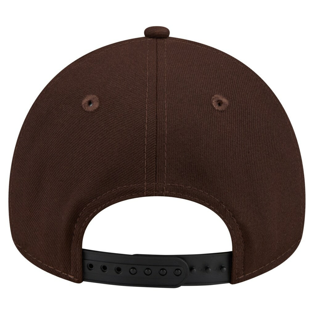 Buffalo Bills New Era Burnt Wood A-Frame 9FORTY Adjustable Hat Dark Brown - NFL