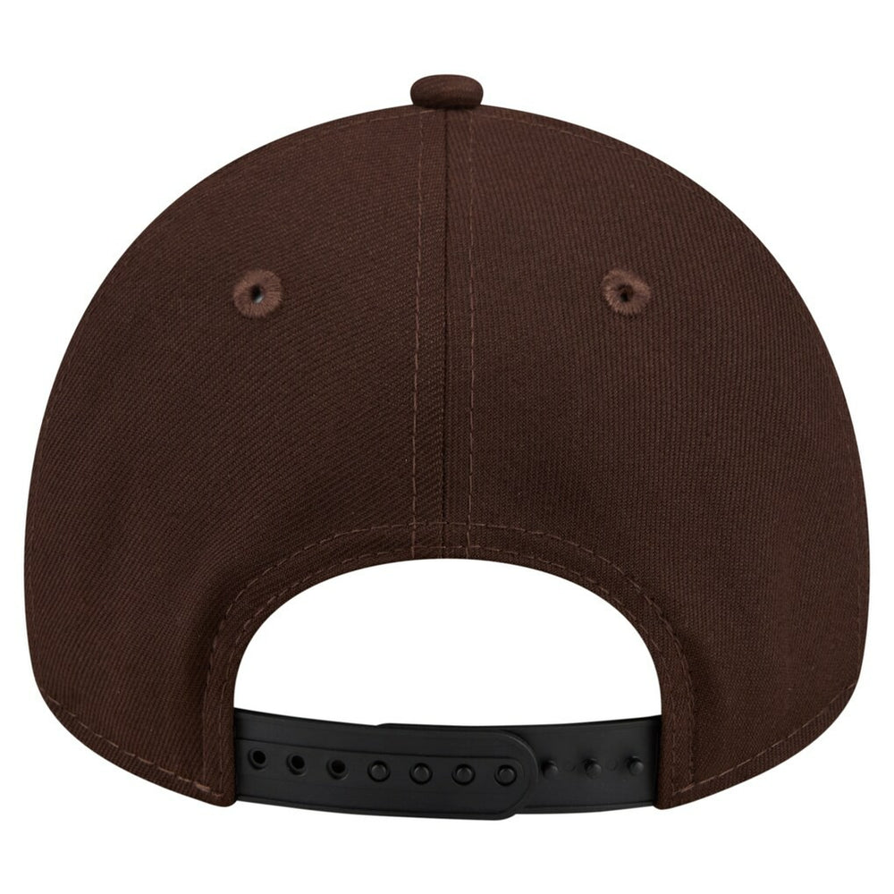 Buffalo Bills New Era Burnt Wood A-Frame 9FORTY Adjustable Hat Dark Brown - NFL