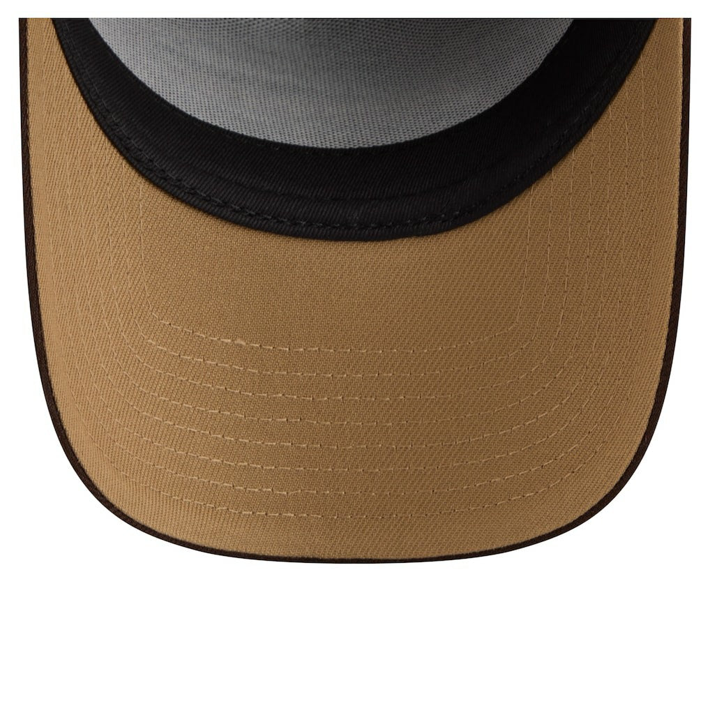 Buffalo Bills New Era Burnt Wood A-Frame 9FORTY Adjustable Hat Dark Brown - NFL
