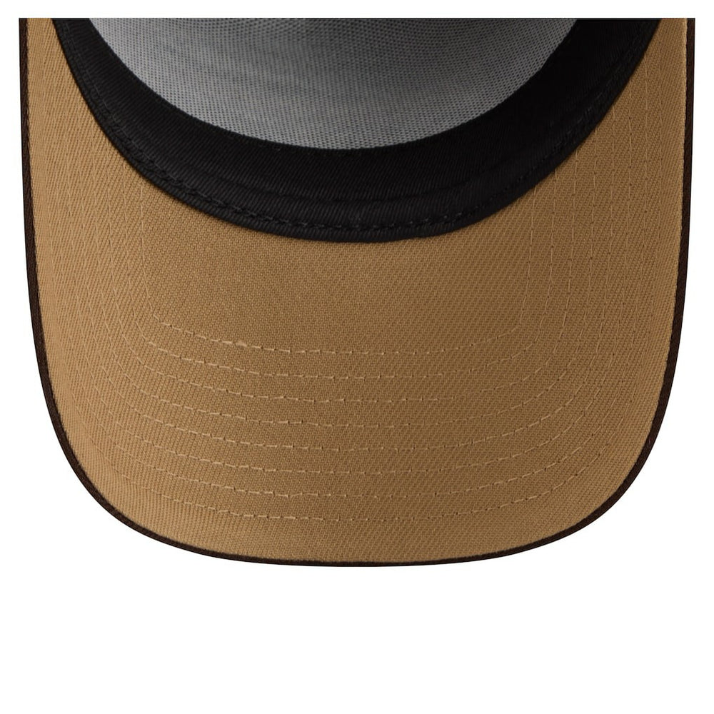 Buffalo Bills New Era Burnt Wood A-Frame 9FORTY Adjustable Hat Dark Brown - NFL
