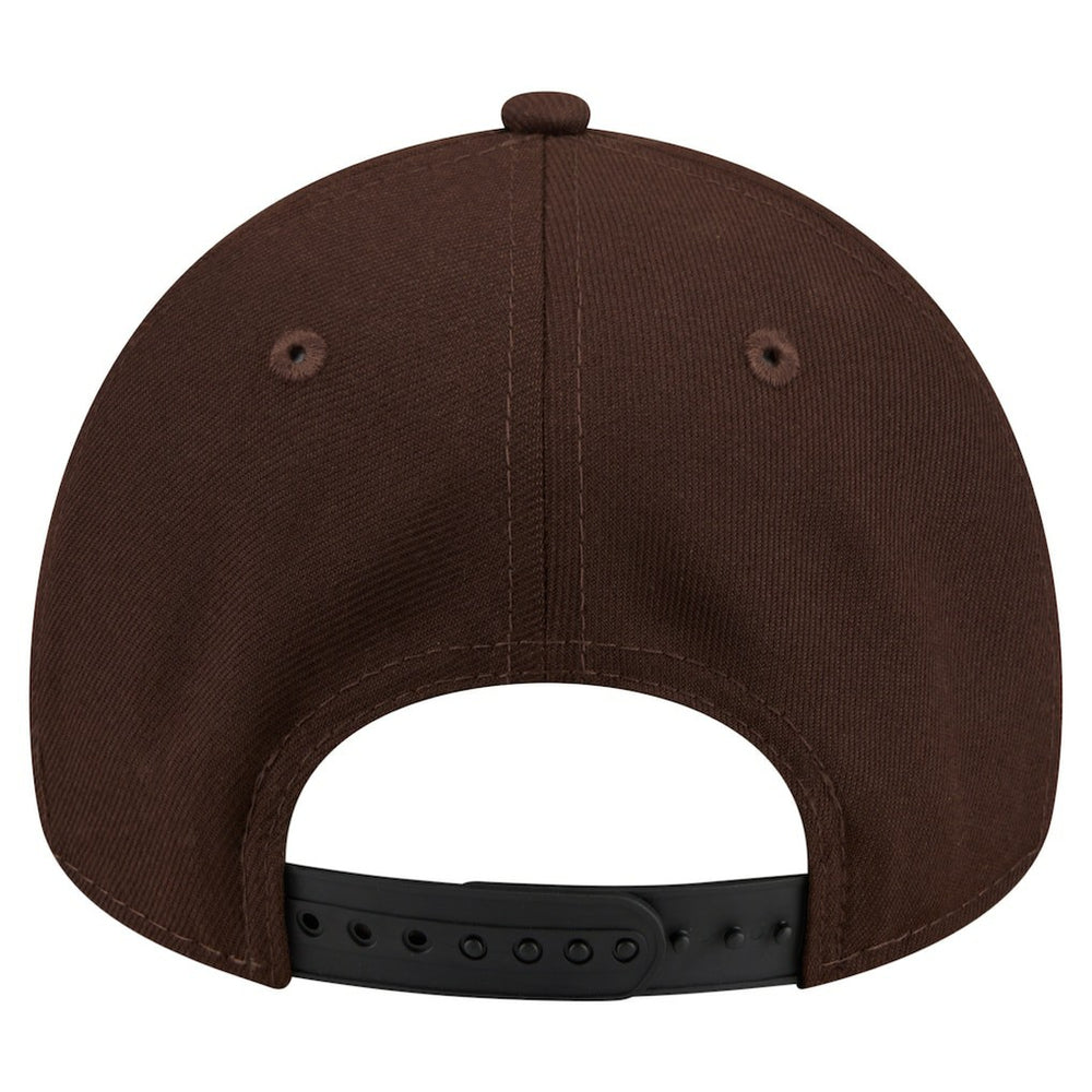 Cincinnati Bengals New Era Burnt Wood A-Frame 9FORTY Adjustable Hat Dark Brown - NFL