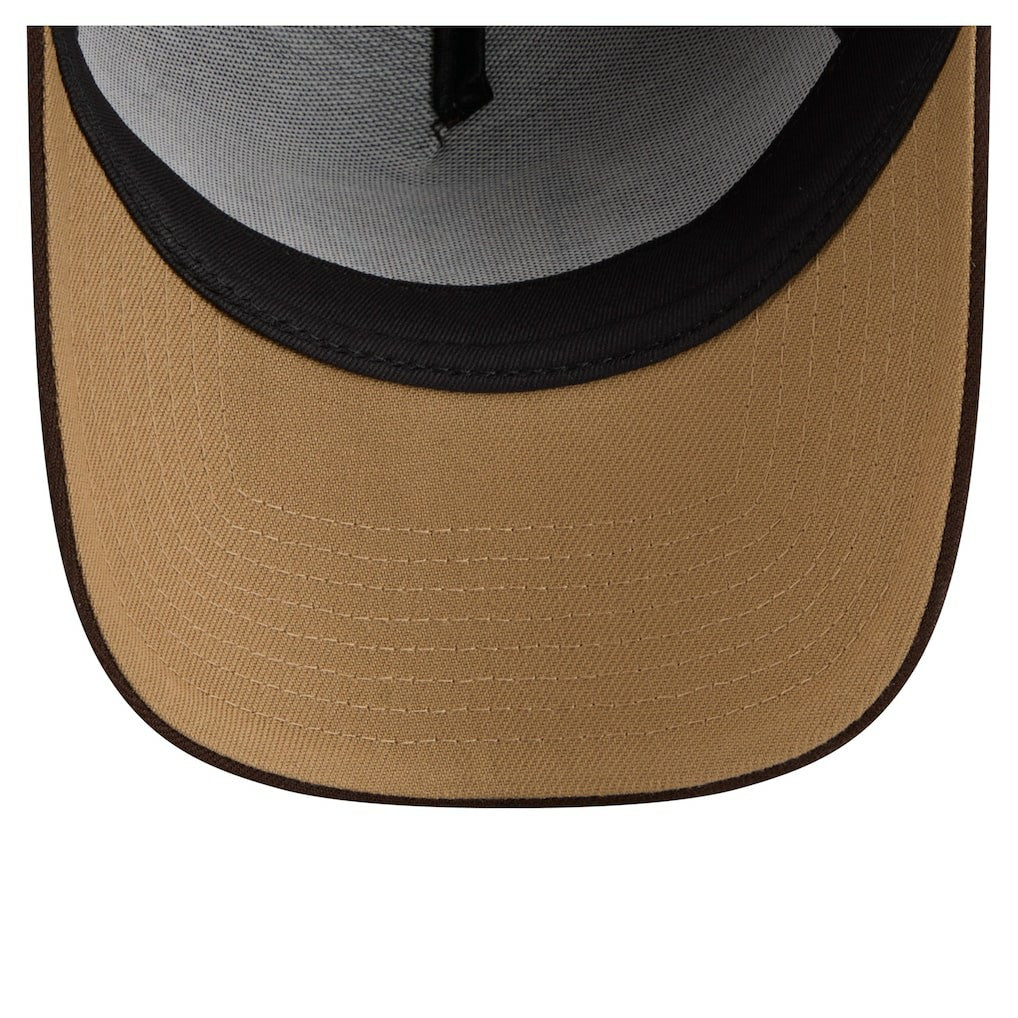 Cincinnati Bengals New Era Burnt Wood A-Frame 9FORTY Adjustable Hat Dark Brown - NFL