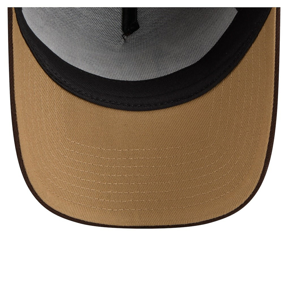 Cincinnati Bengals New Era Burnt Wood A-Frame 9FORTY Adjustable Hat Dark Brown - NFL