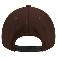 Cleveland Browns New Era Burnt Wood A-Frame 9FORTY Adjustable Hat Dark Brown - NFL