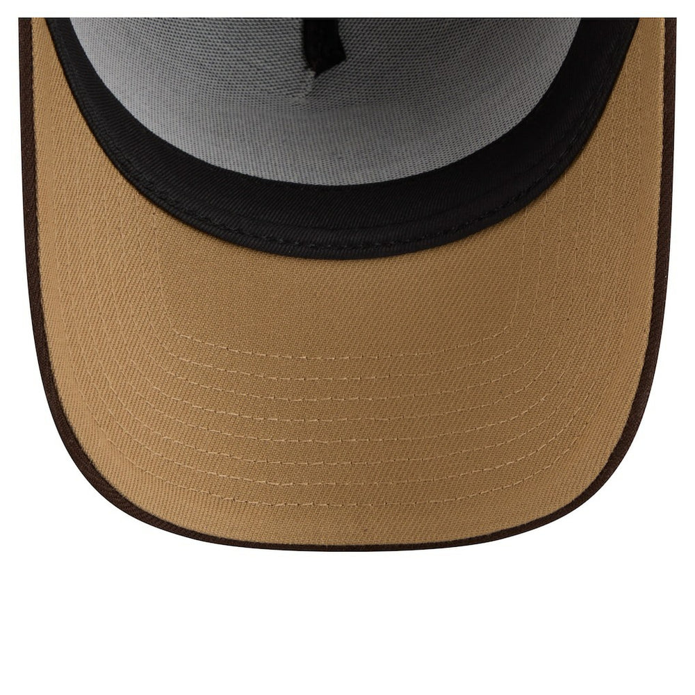 Cleveland Browns New Era Burnt Wood A-Frame 9FORTY Adjustable Hat Dark Brown - NFL