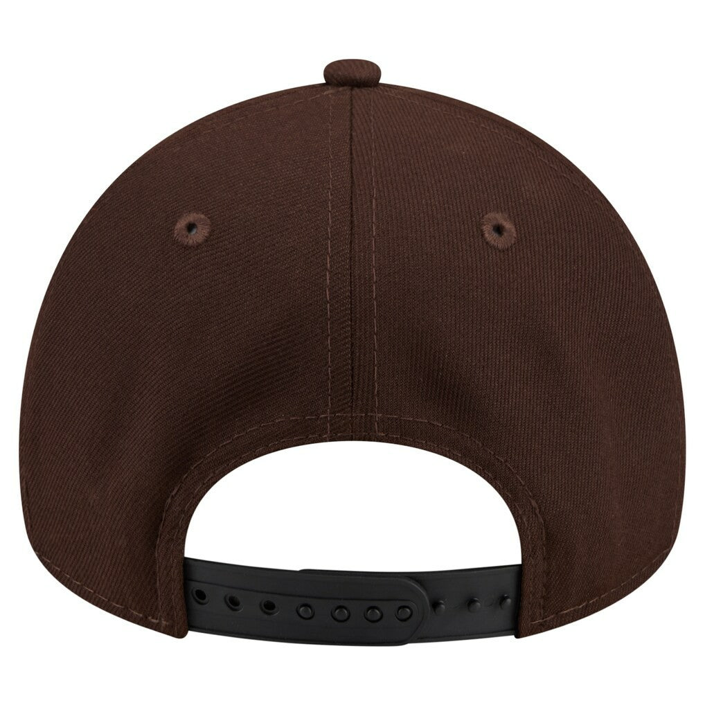 Detroit Lions New Era Burnt Wood A-Frame 9FORTY Adjustable Hat Dark Brown - NFL