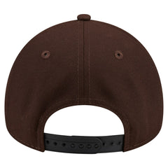Detroit Lions New Era Burnt Wood A-Frame 9FORTY Adjustable Hat Dark Brown - NFL