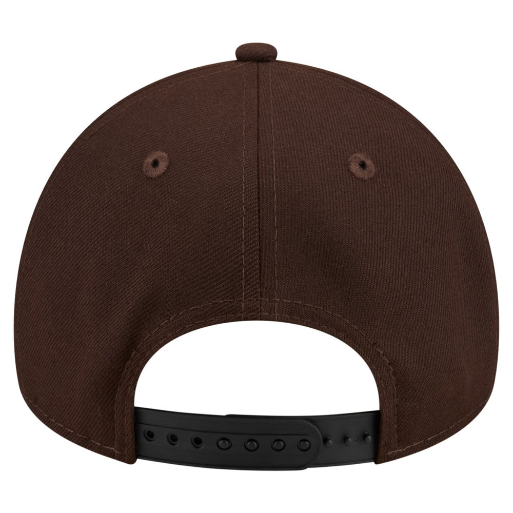 Green Bay Packers New Era Burnt Wood A-Frame 9FORTY Adjustable Hat Dark Brown - NFL