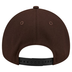 Green Bay Packers New Era Burnt Wood A-Frame 9FORTY Adjustable Hat Dark Brown - NFL