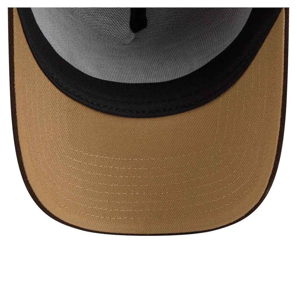 Kansas City Chiefs New Era Burnt Wood A-Frame 9FORTY Adjustable Hat Dark Brown - NFL