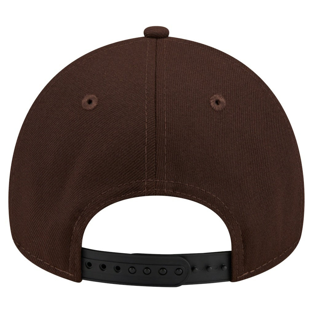 Minnesota Vikings New Era Burnt Wood A-Frame 9FORTY Adjustable Hat Dark Brown - NFL