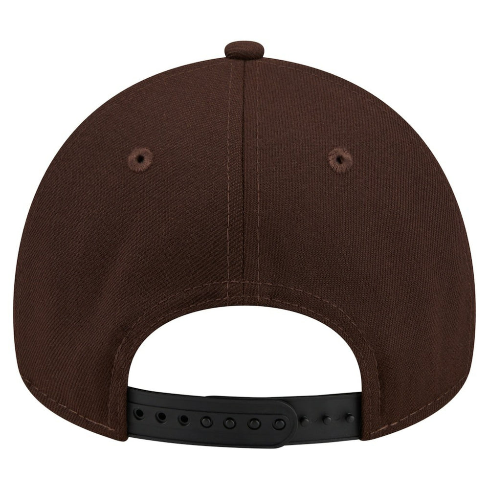 Minnesota Vikings New Era Burnt Wood A-Frame 9FORTY Adjustable Hat Dark Brown - NFL