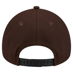 New York Giants New Era Burnt Wood A-Frame 9FORTY Adjustable Hat Dark Brown - NFL