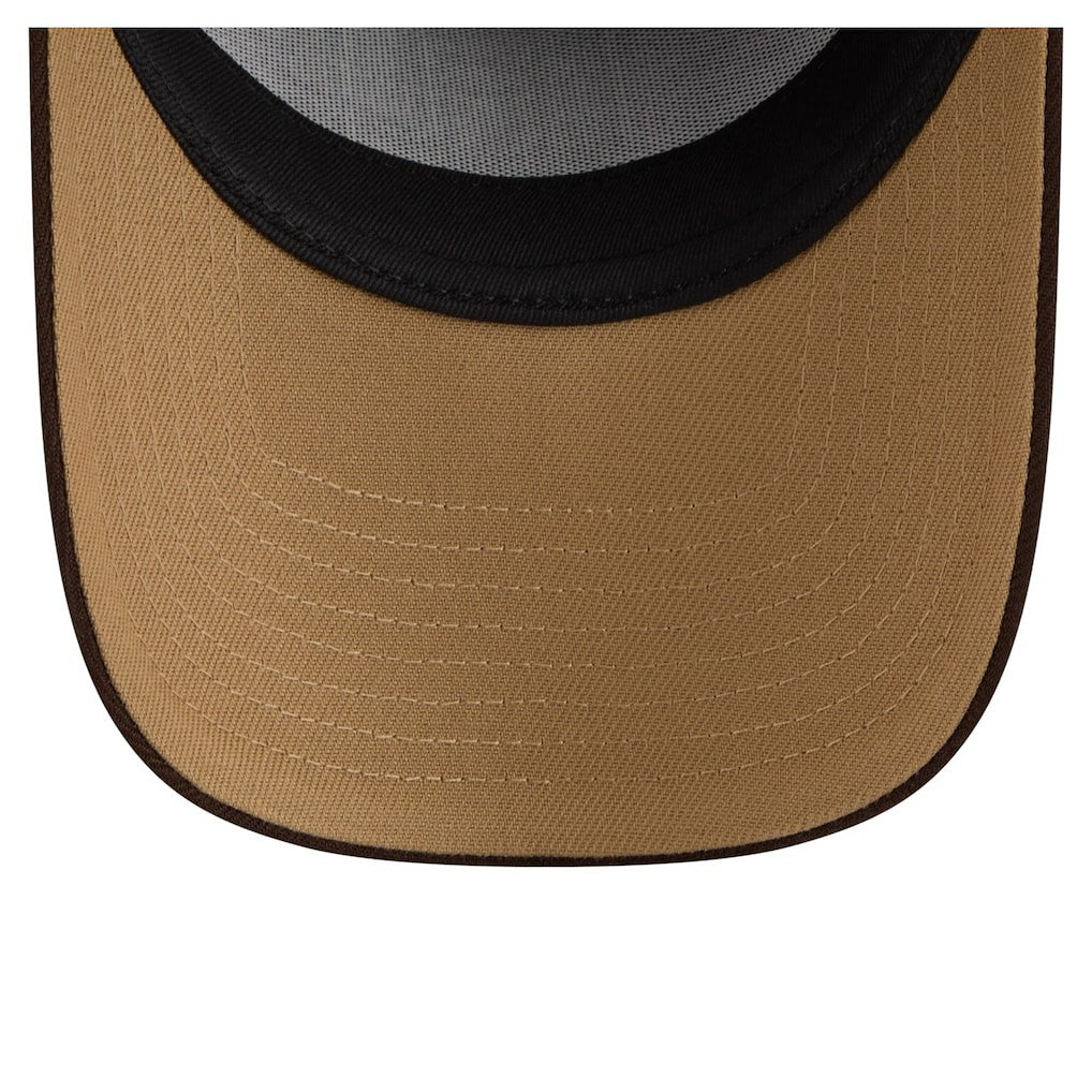 New York Giants New Era Burnt Wood A-Frame 9FORTY Adjustable Hat Dark Brown - NFL