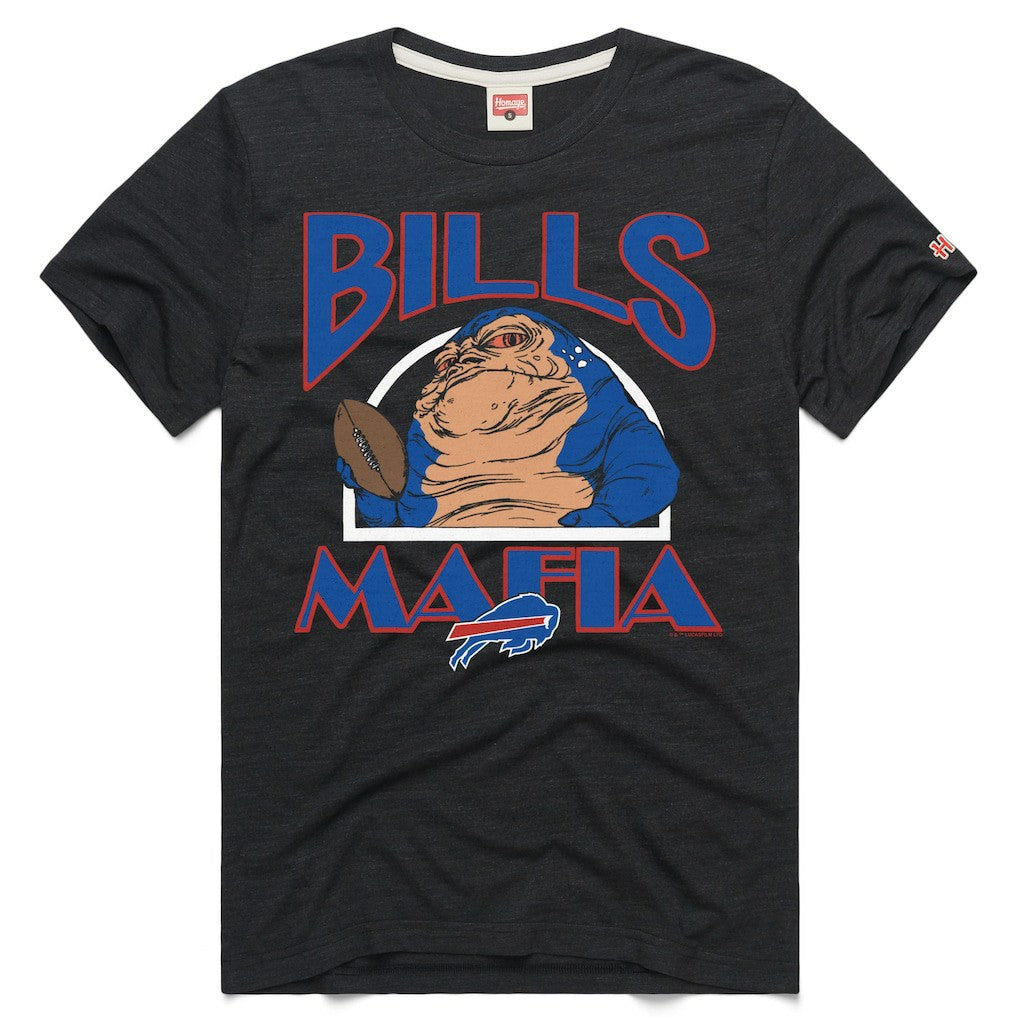 Buffalo Bills Homage Unisex Star Wars x NFL Tri-Blend T-Shirt Charcoal - NFL