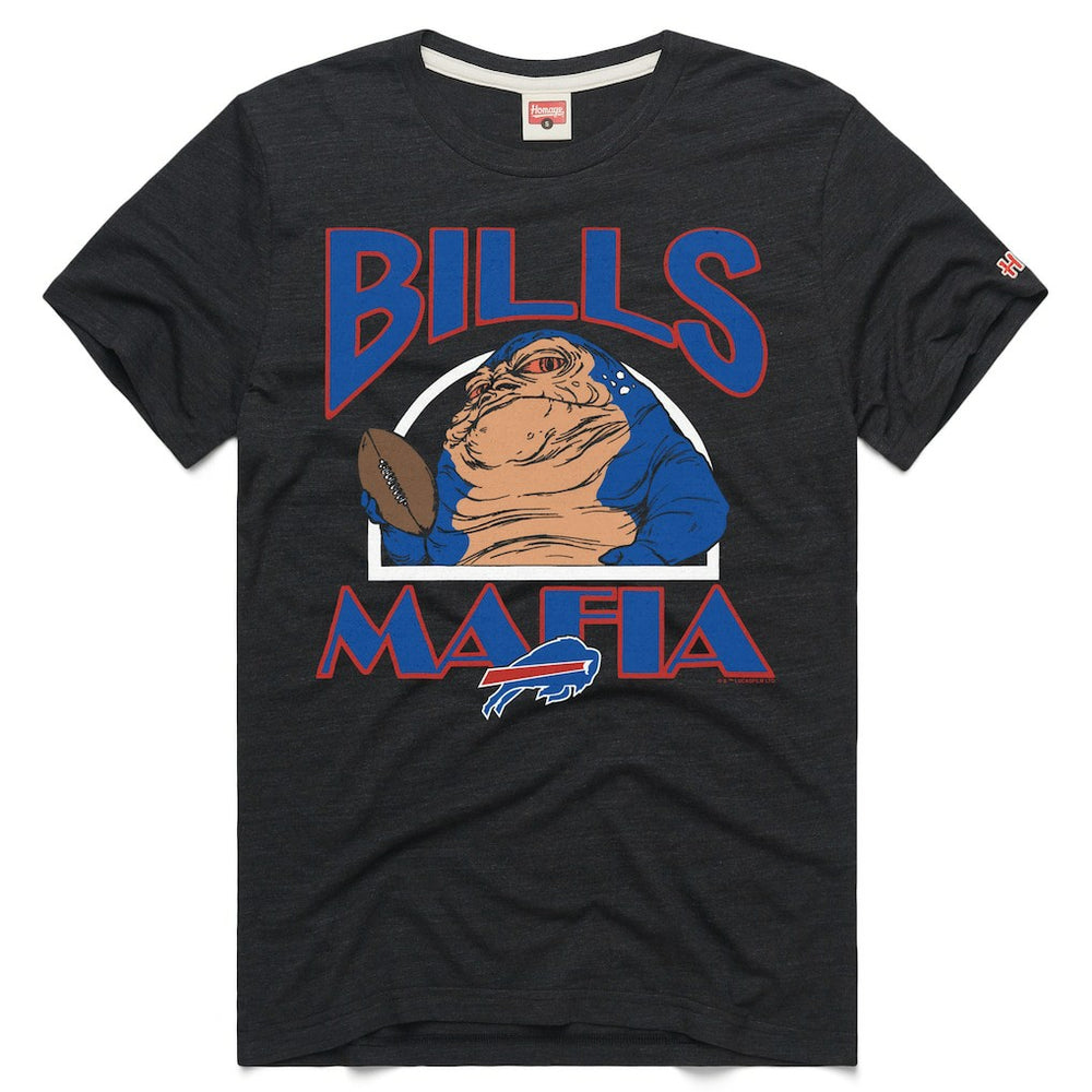 Buffalo Bills Homage Unisex Star Wars x NFL Tri-Blend T-Shirt Charcoal - NFL