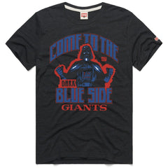 New York Giants Homage Unisex Star Wars x NFL Tri-Blend T-Shirt Charcoal - NFL