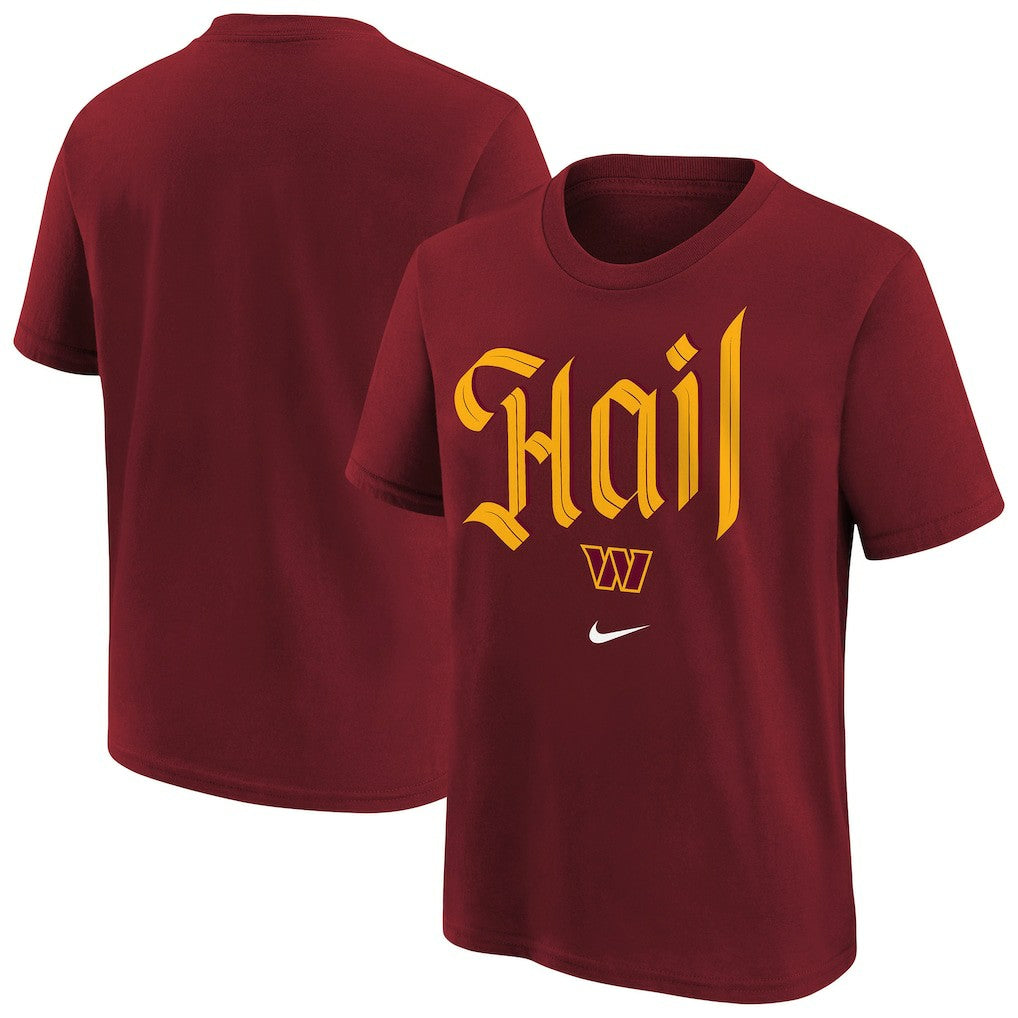 Washington Commanders Youth Hail T-Shirt Burgundy - Nike
