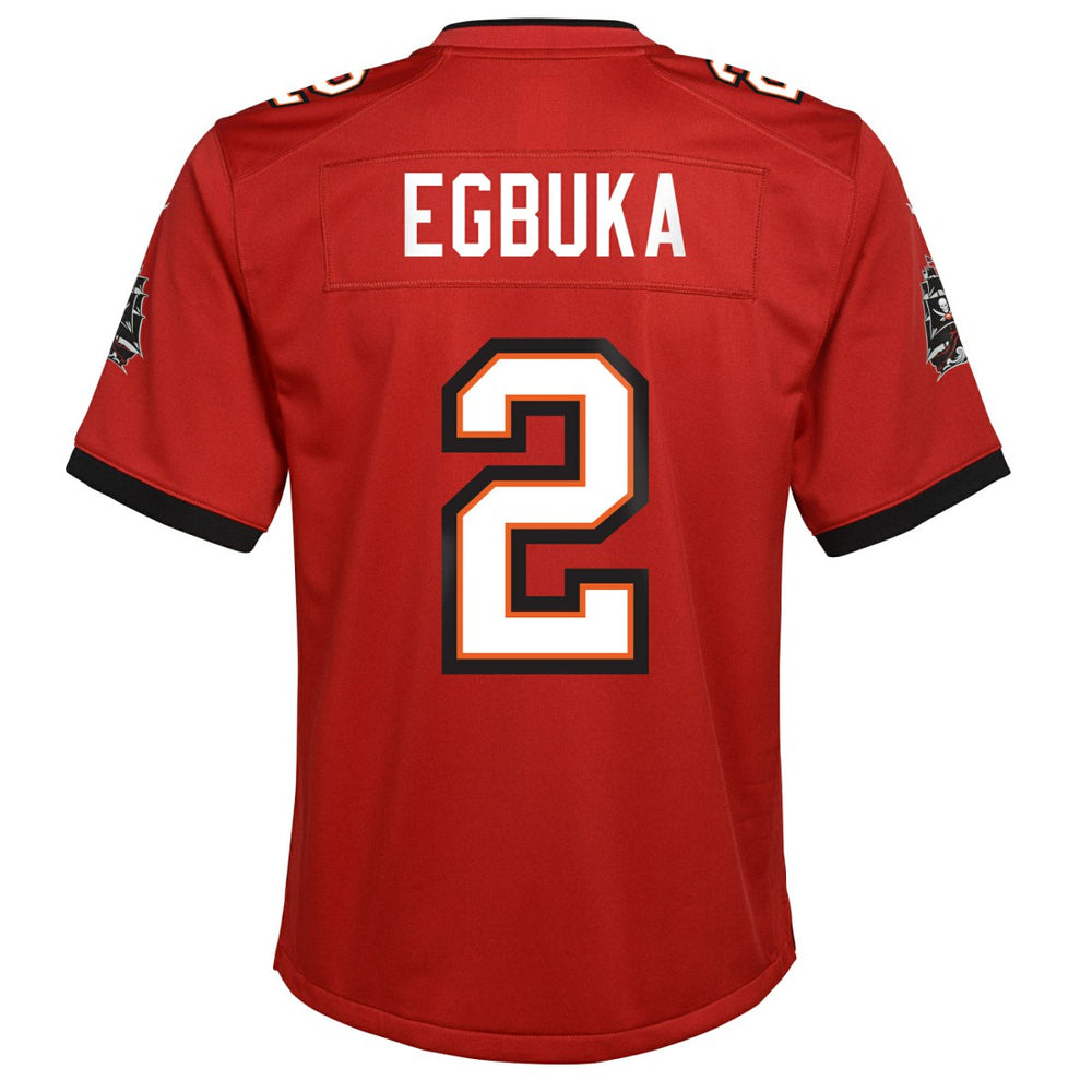 Emeka Egbuka Tampa Bay Buccaneers Youth Team Game Jersey Red - Nike