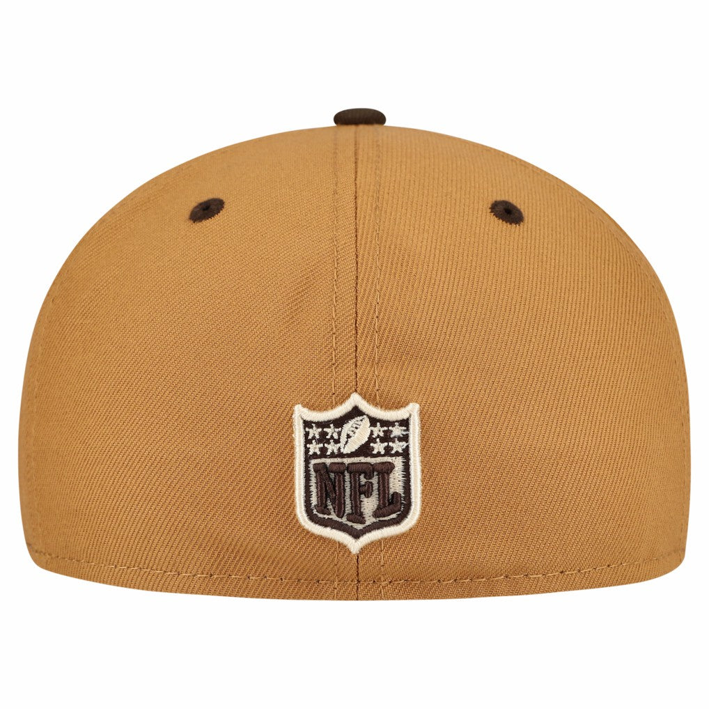 Dallas Cowboys New Era Two-Tone Walnut 59FIFTY Fitted Hat Light Brown/Dark Brown - NFL