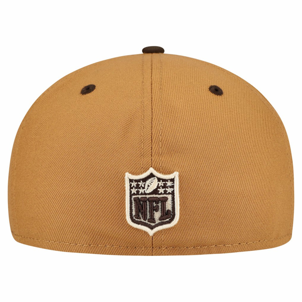 Dallas Cowboys New Era Two-Tone Walnut 59FIFTY Fitted Hat Light Brown/Dark Brown - NFL