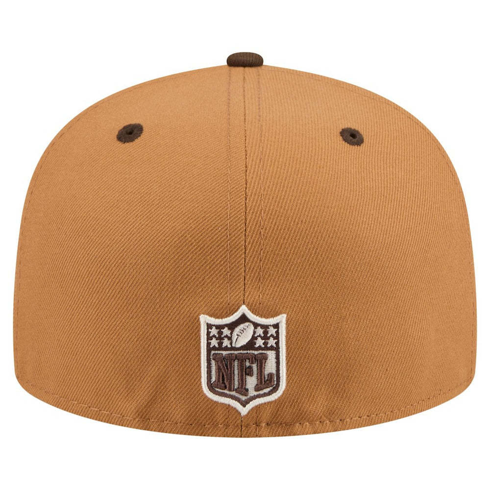 Atlanta Falcons New Era Two-Tone Walnut 59FIFTY Fitted Hat Light Brown/Dark Brown - NFL