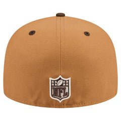 Atlanta Falcons New Era Two-Tone Walnut 59FIFTY Fitted Hat Light Brown/Dark Brown - NFL