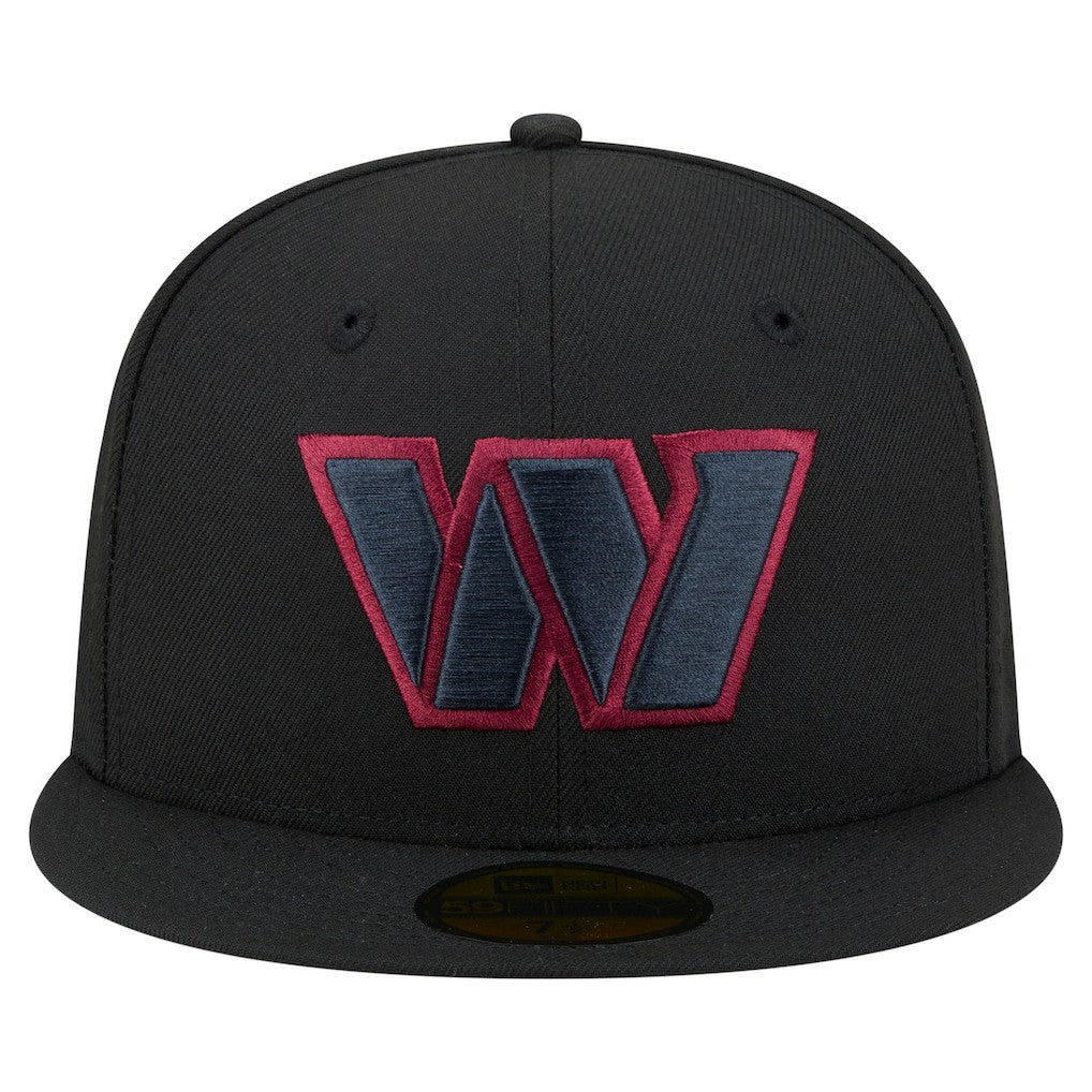 Washington Commanders New Era Color Pop 59FIFTY Fitted Hat Black - NFL