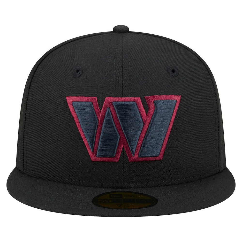 Washington Commanders New Era Color Pop 59FIFTY Fitted Hat Black - NFL