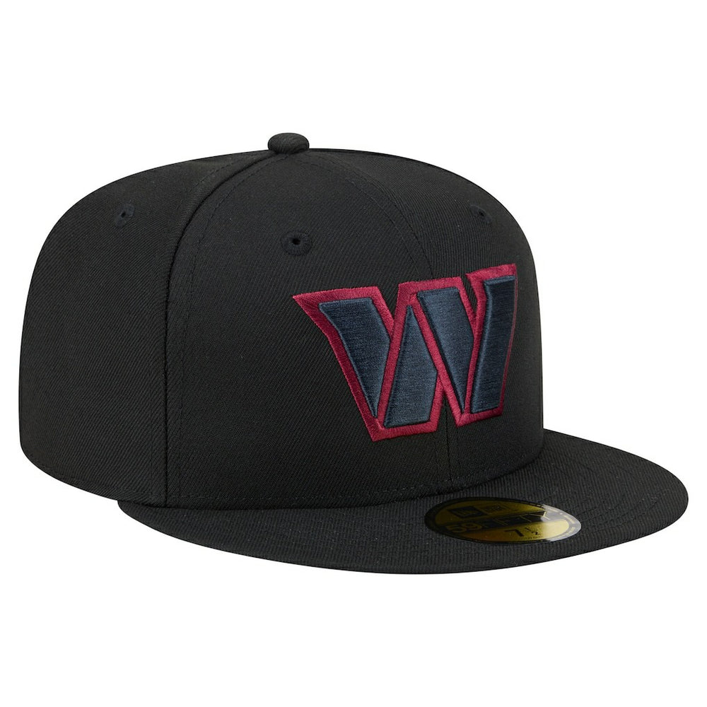 Washington Commanders New Era Color Pop 59FIFTY Fitted Hat Black - NFL