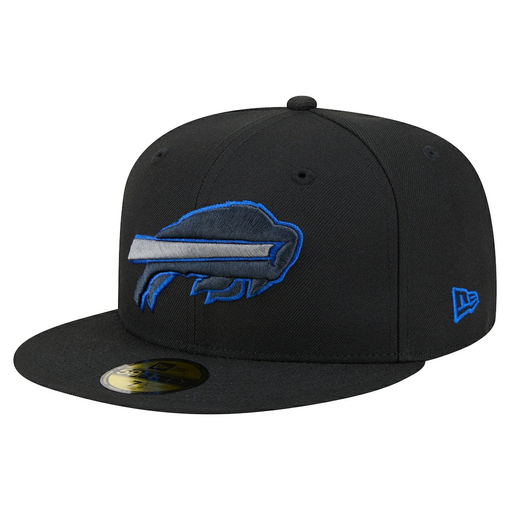 Buffalo Bills New Era Color Pop 59FIFTY Fitted Hat Black - NFL