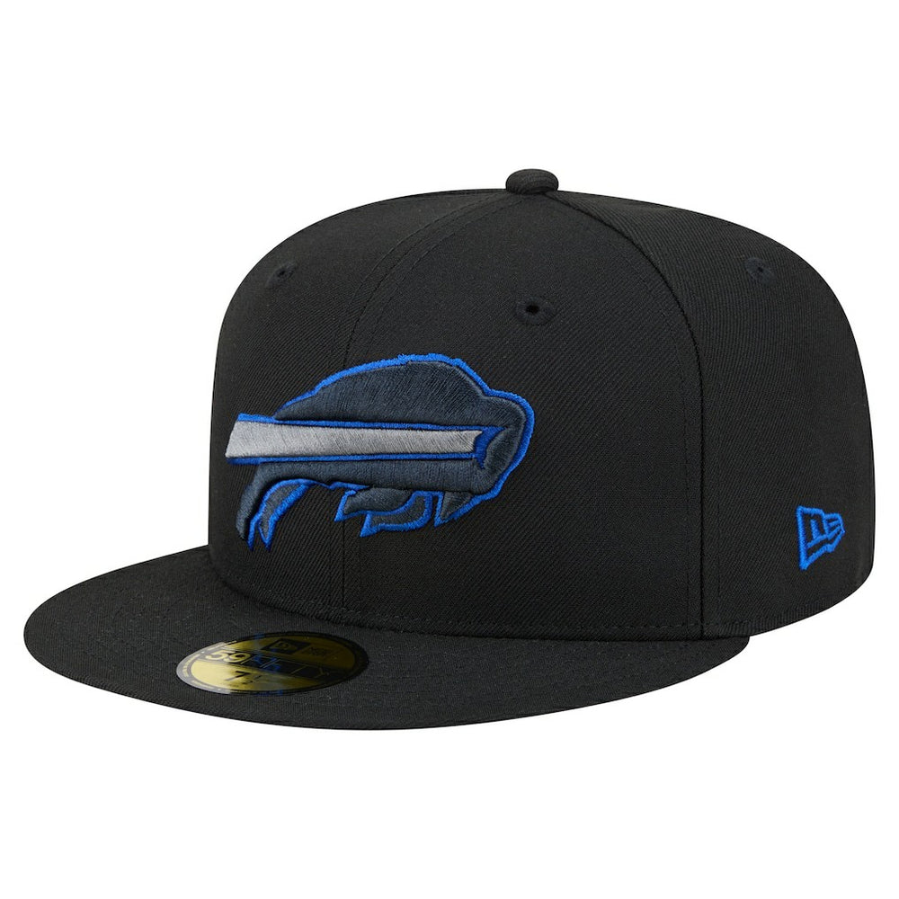 Buffalo Bills New Era Color Pop 59FIFTY Fitted Hat Black - NFL