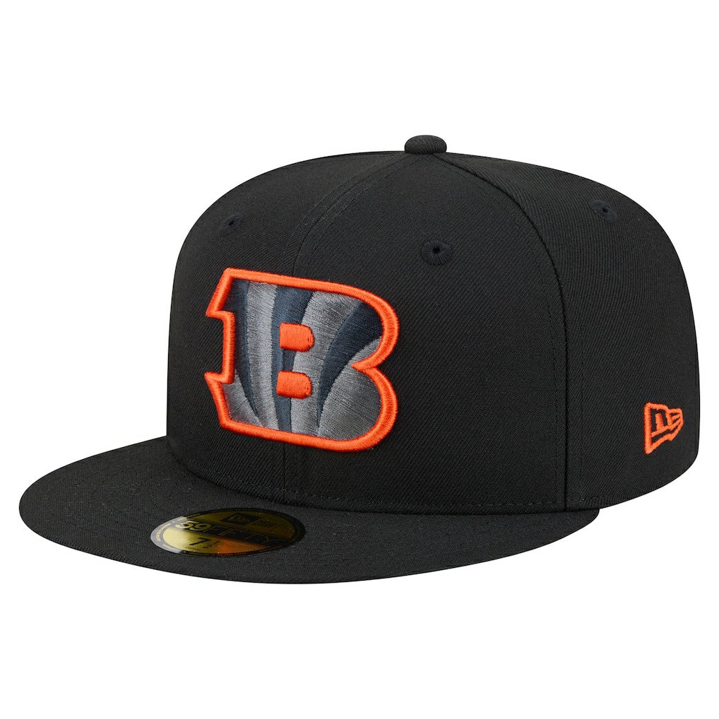 Cincinnati Bengals New Era Color Pop 59FIFTY Fitted Hat Black - NFL