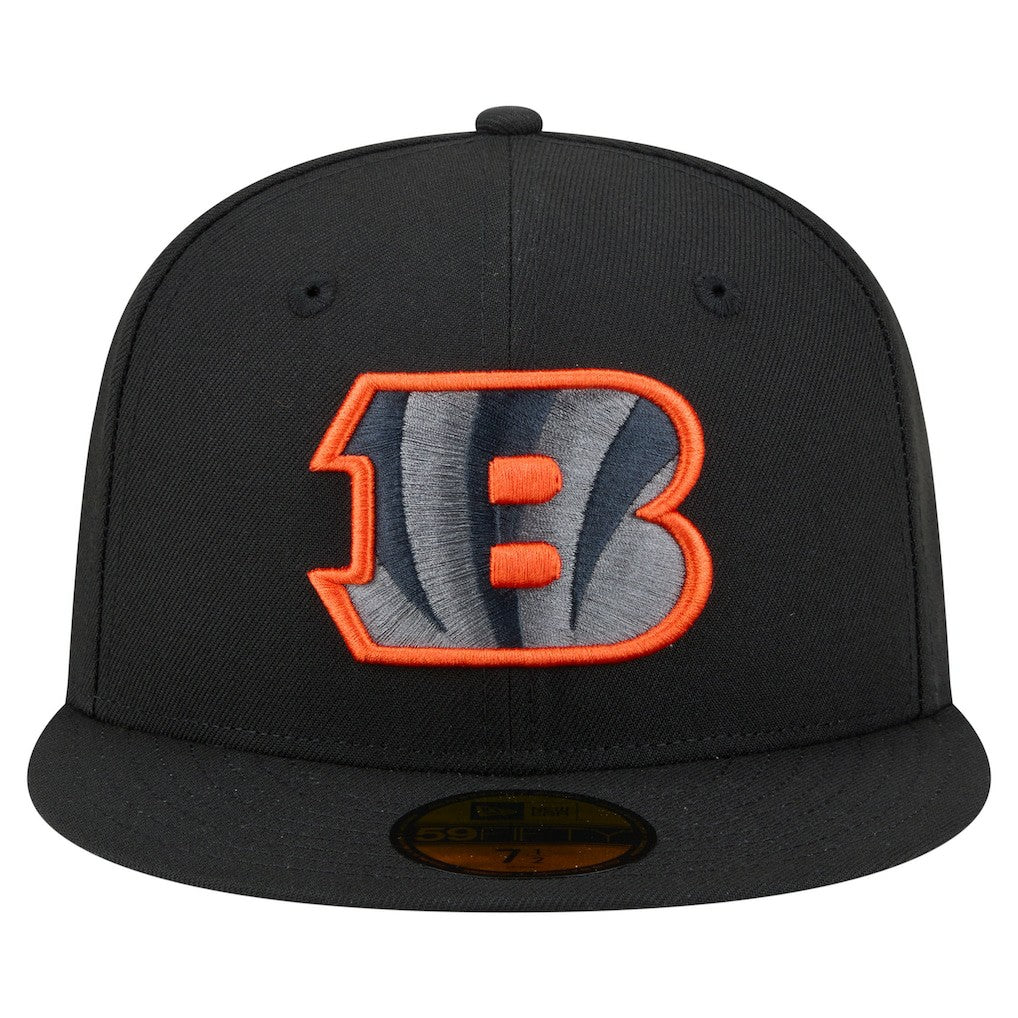 Cincinnati Bengals New Era Color Pop 59FIFTY Fitted Hat Black - NFL