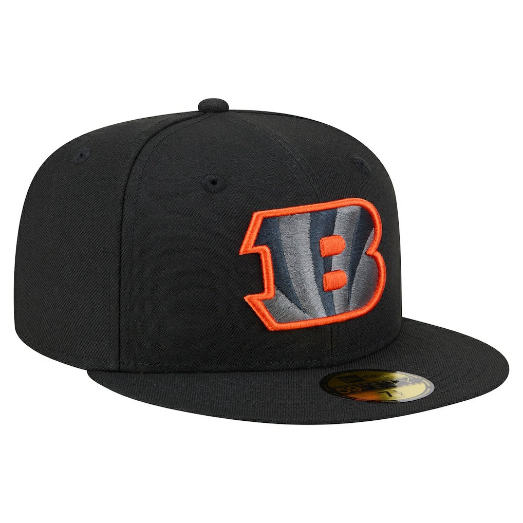 Cincinnati Bengals New Era Color Pop 59FIFTY Fitted Hat Black - NFL