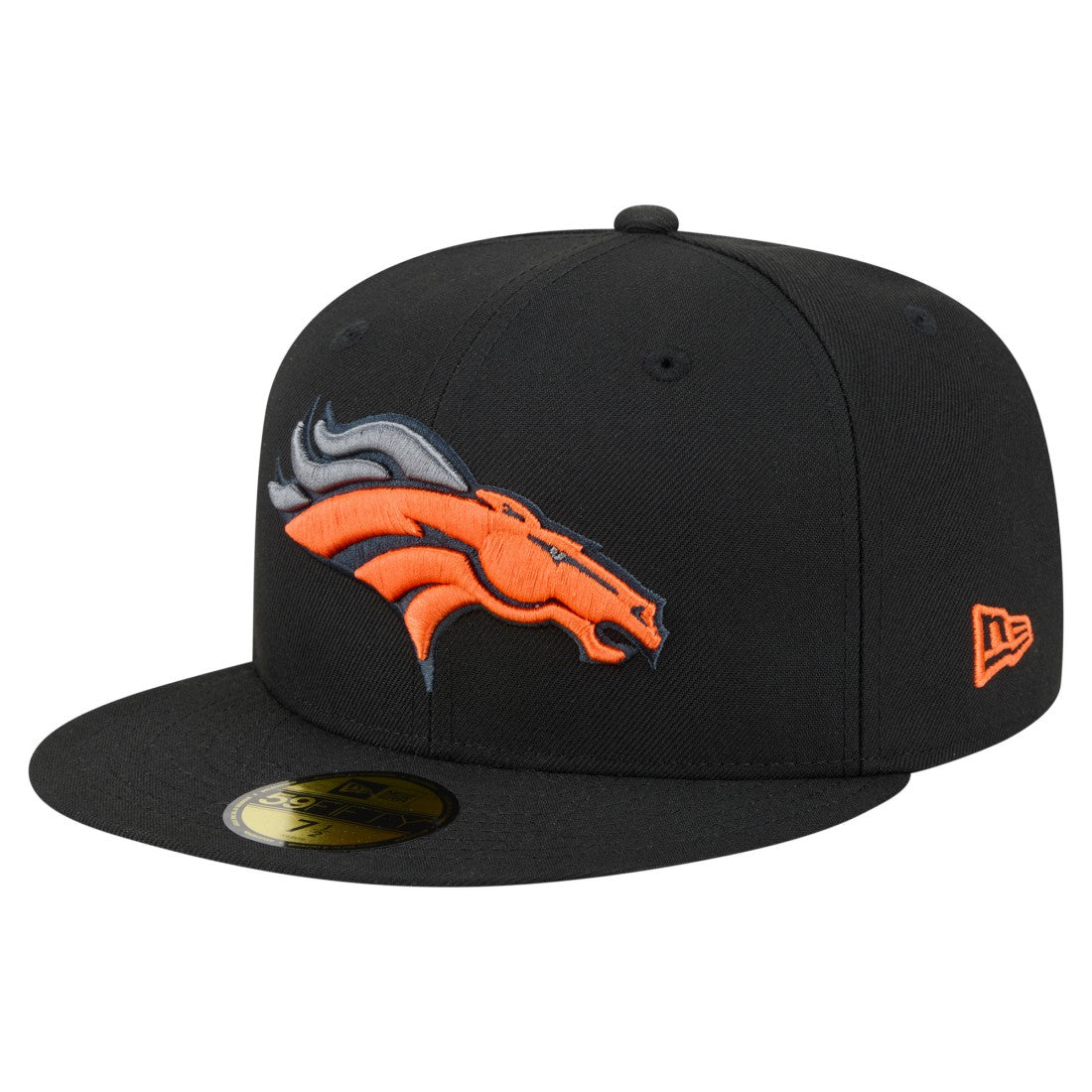 Denver Broncos New Era Color Pop 59FIFTY Fitted Hat Black - NFL