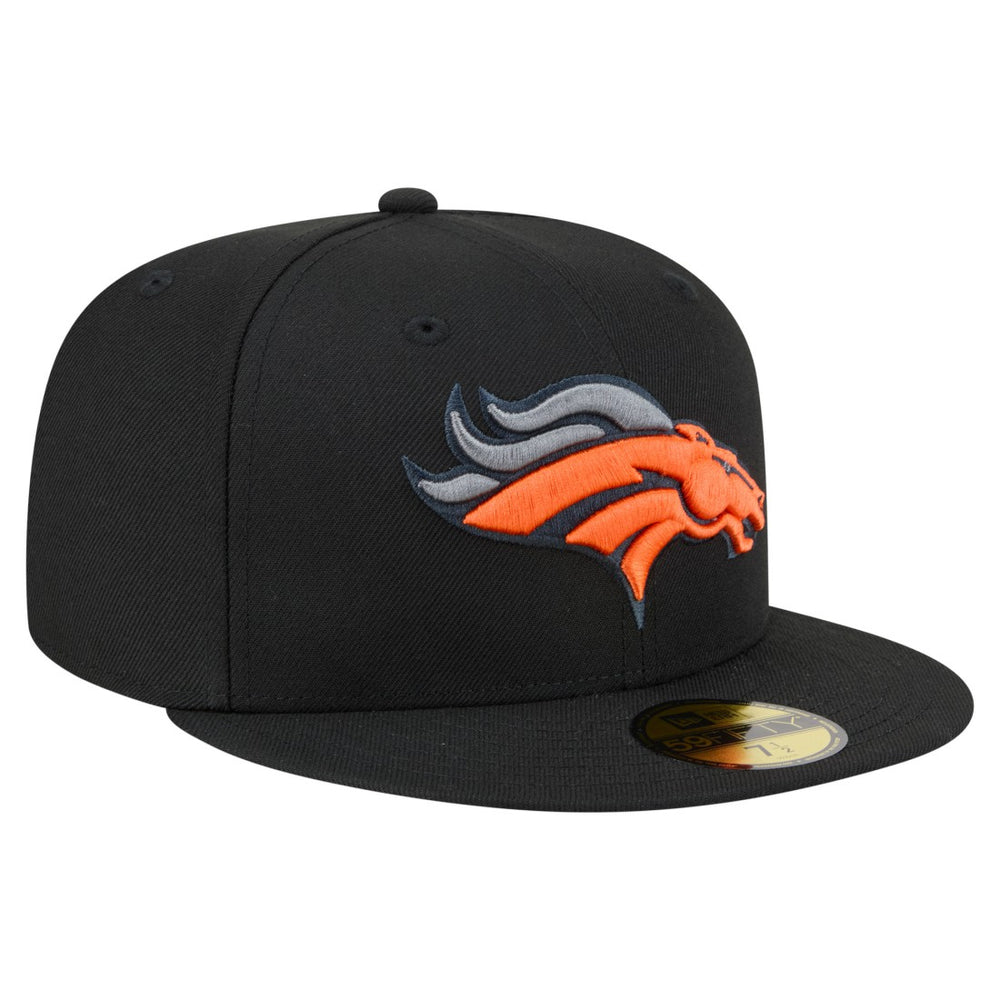 Denver Broncos New Era Color Pop 59FIFTY Fitted Hat Black - NFL