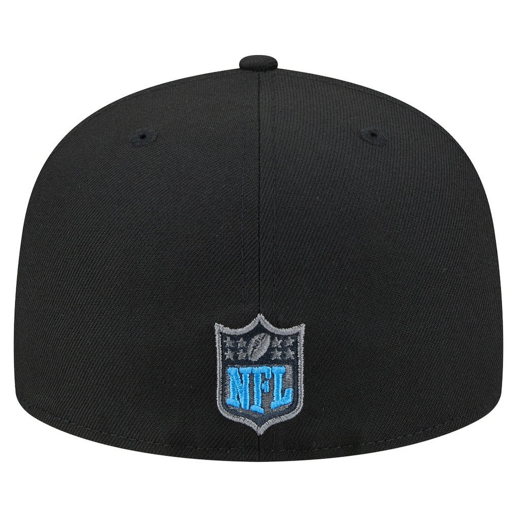 Detroit Lions New Era Color Pop 59FIFTY Fitted Hat Black - NFL