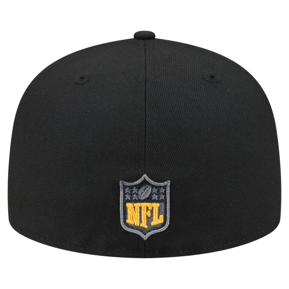 Green Bay Packers New Era Color Pop 59FIFTY Fitted Hat Black - NFL