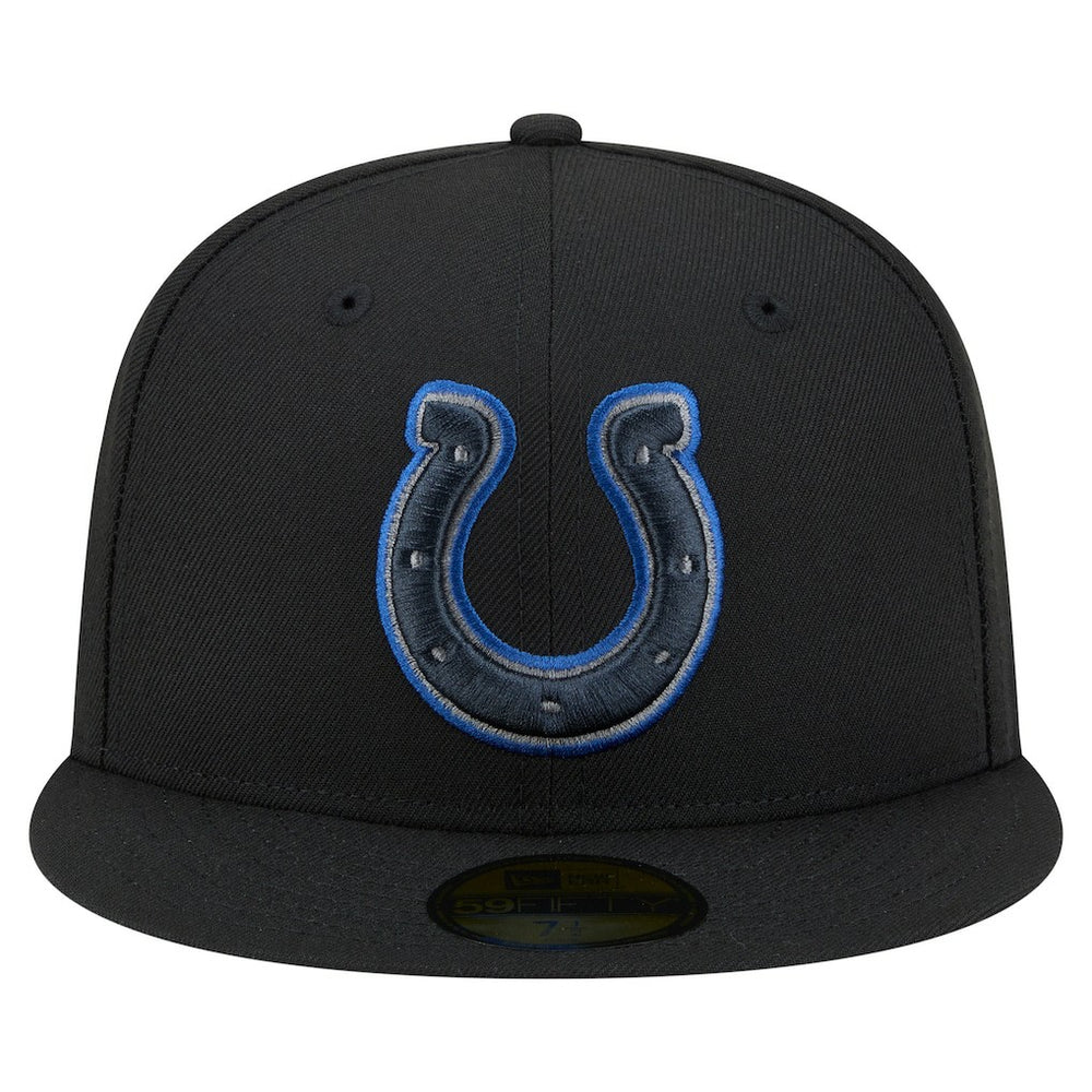 Indianapolis Colts New Era Color Pop 59FIFTY Fitted Hat Black - NFL
