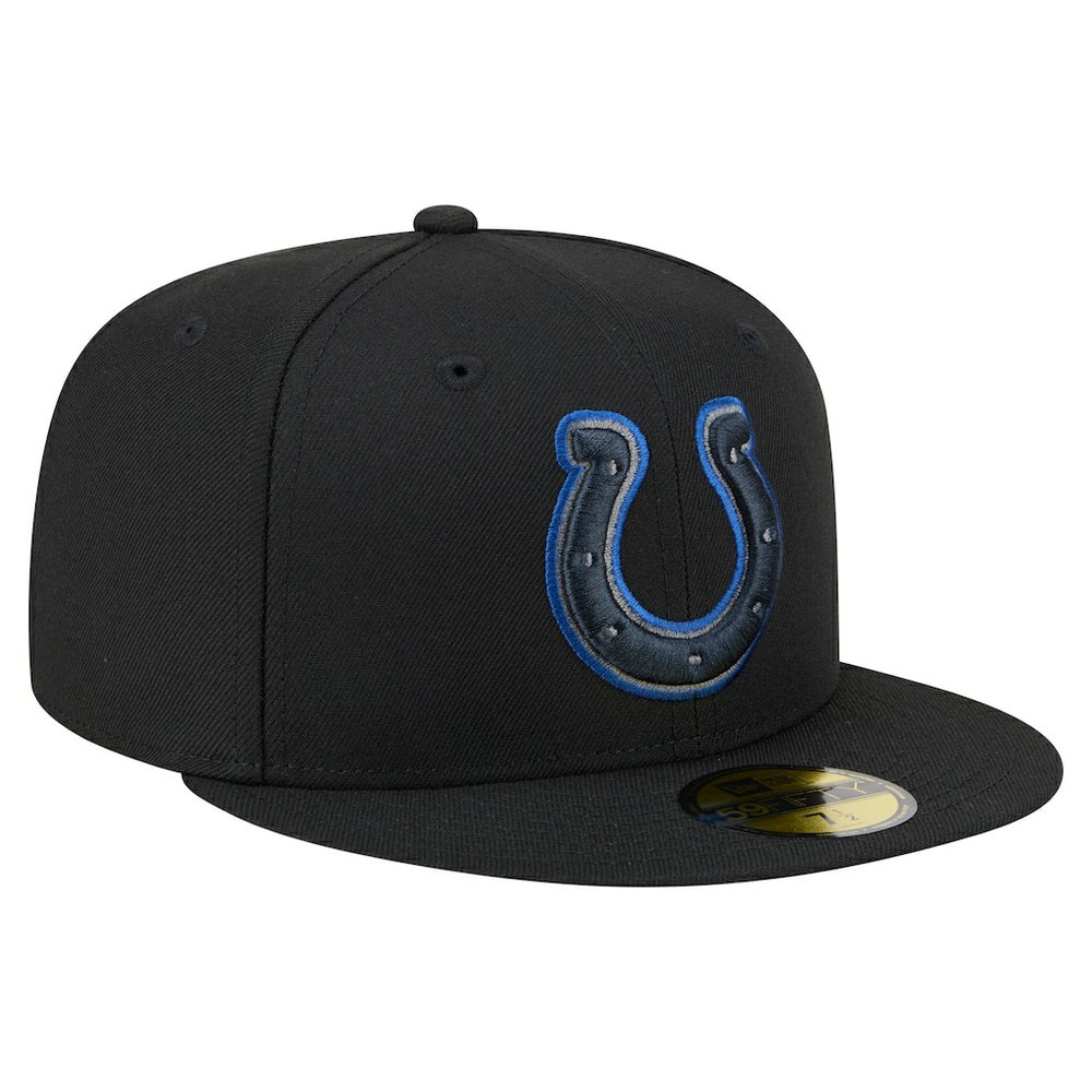 Indianapolis Colts New Era Color Pop 59FIFTY Fitted Hat Black - NFL